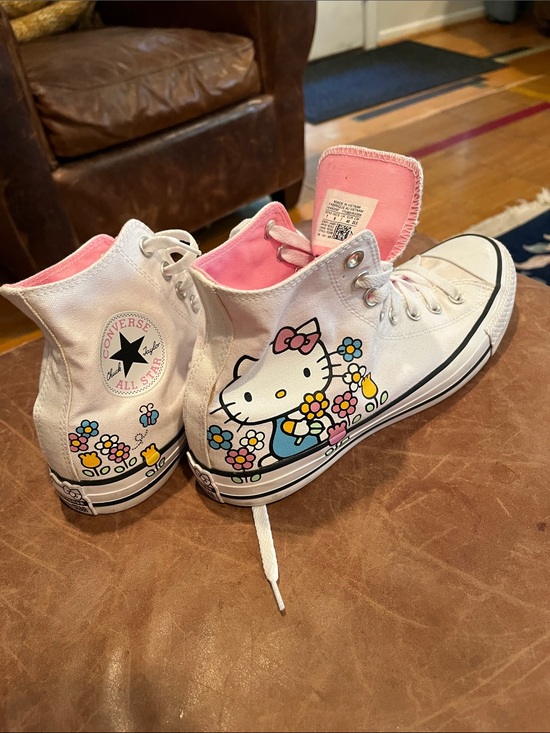 Converse Shoes - Converse x Hello Kitty White High Top Sneakers